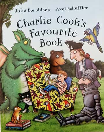 Cover of Charlie Cook's Favorite Book - Julia Donaldson
