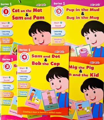 Cover of Jolly Kids Early Reading Book Set 5 books