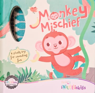 Cover of Monkey Mischief Plush Toy Book
