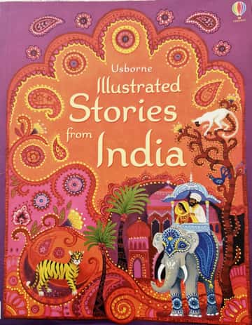 Cover of Usborne-Illustrated stories from India