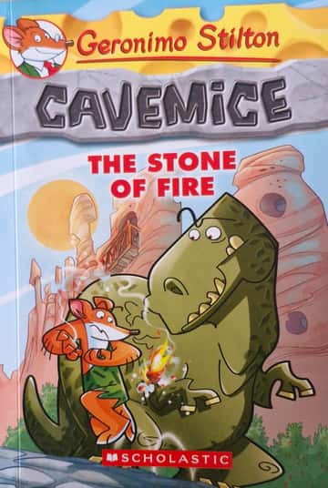 Cover of Geronimo Stilton Cavemice: The Stone of Fire