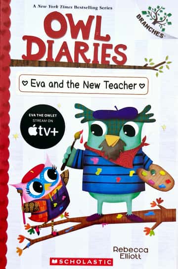 Cover of Owl Diaries: Eva and the New Teacher