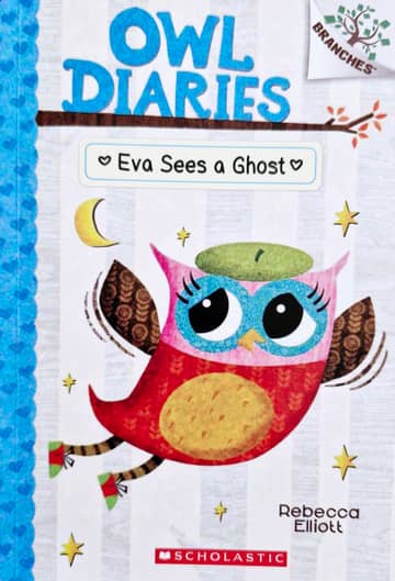 Cover of Owl Diaries: Eva Sees a Ghost