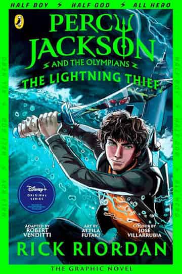 Cover of Percy Jackson: The Lightning Thief Graphic Novel