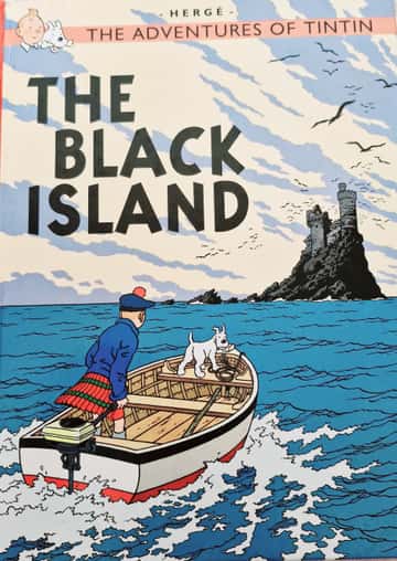 Cover of The Adventures of TINTIN - The Black Island