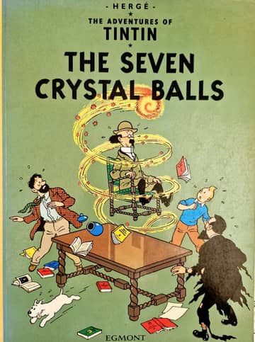 Cover of The Seven Crystal Balls - Tintin