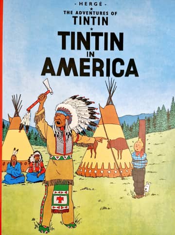 Cover of Tintin in America