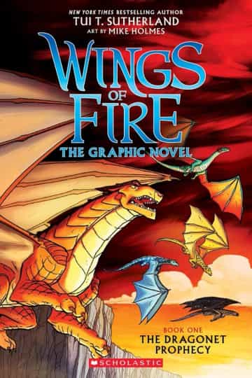 Cover of Wings of Fire: The Graphic Novel - The Dragonet Prophecy