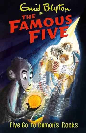 Cover of The Famous Five #19 - Five go to Demon's Rocks